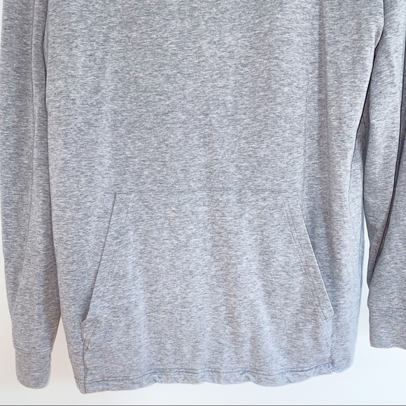 Saks Fifth Oversized Heather Grey Hoodie - Picture 7 of 11